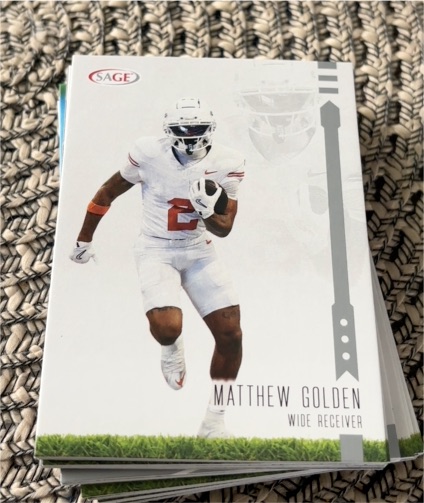 2025 Sage High Series #121 Matthew Golden — front