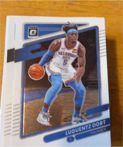2021-22 Donruss Optic #78 Luguentz Dort — front