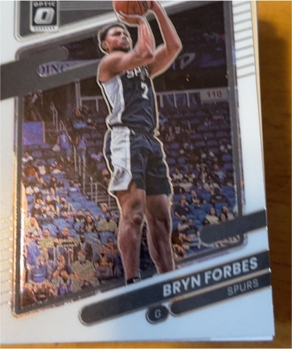 2021-22 Panini Donruss Optic #21 Bryn Forbes — front