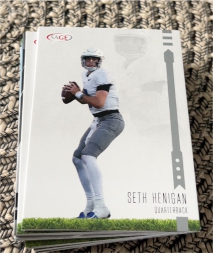 2025 Sage Football #142 Seth Henigan — front