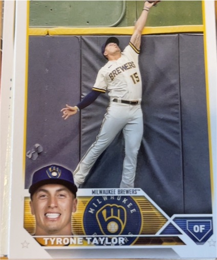 2023 Topps Series 1 #61 Tyrone Taylor — front