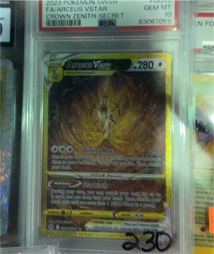 2023 Pokémon SWSH Crown Zenith #GG70 Arceus VSTAR — front