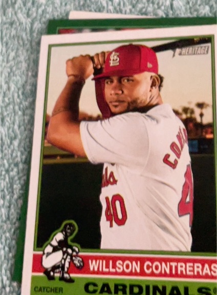 2025 Topps Heritage #218 Willson Contreras — front