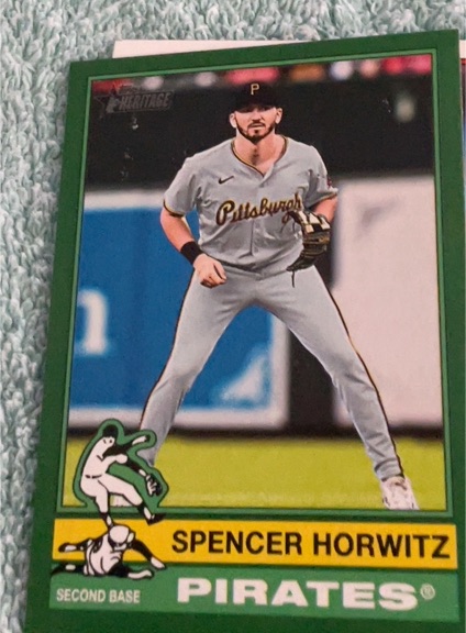 2025 Topps Heritage #75 Spencer Horwitz — front