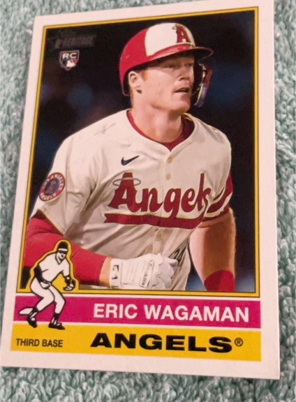 2025 Topps Heritage #260 Eric Wagaman — front