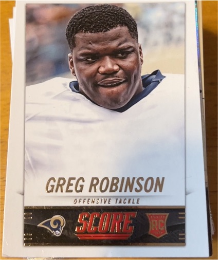 2014 Score #370 Greg Robinson — front
