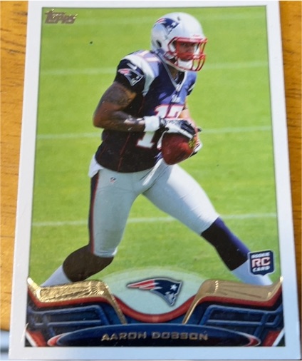 2013 Topps #402 Aaron Dobson Rookie RC New England Patriots — front