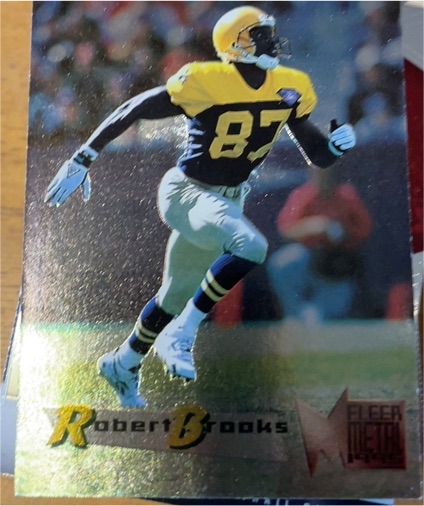 1995 Fleer Metal #69 Robert Brooks — front