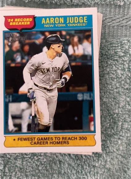 2025 Topps Heritage #3 Aaron Judge — front