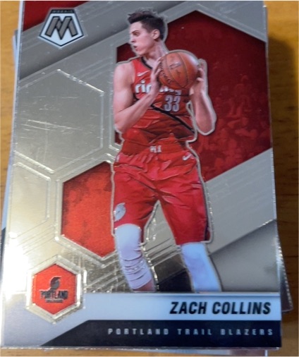 2020-21 Panini Mosaic #154 Zach Collins — front