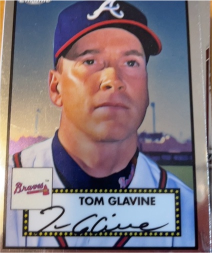 2021 Topps Chrome Platinum Anniversary #510 Tom Glavine — front