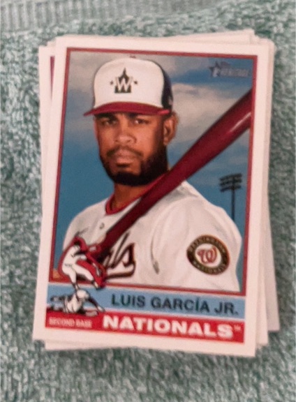 2025 Topps Heritage #239 Luis Garcia Jr. — front