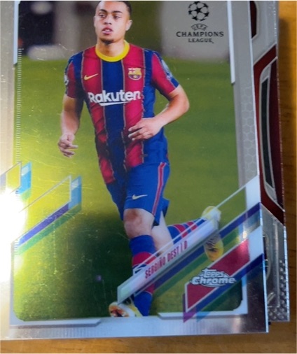 2020-21 Topps Chrome UEFA Champions League #8 Sergino Dest — front
