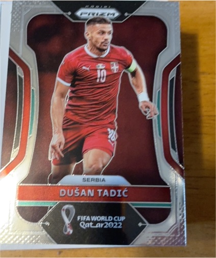 2022 Panini Prizm FIFA World Cup #254 Dušan Tadić — front