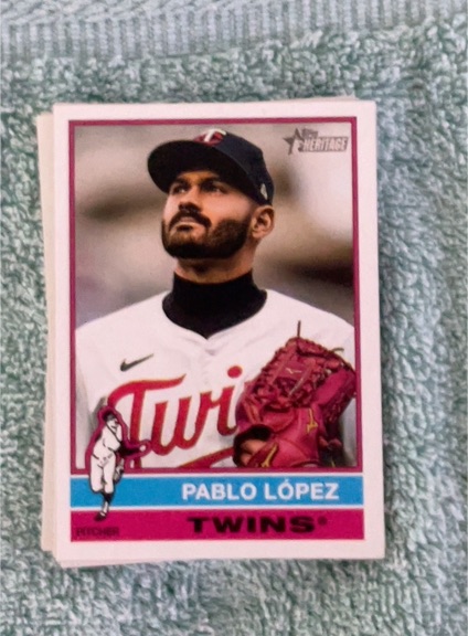 2025 Topps Heritage #131 Pablo López — front