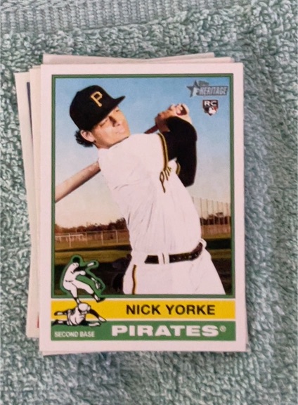 2025 Topps Heritage #80 Nick Yorke — front