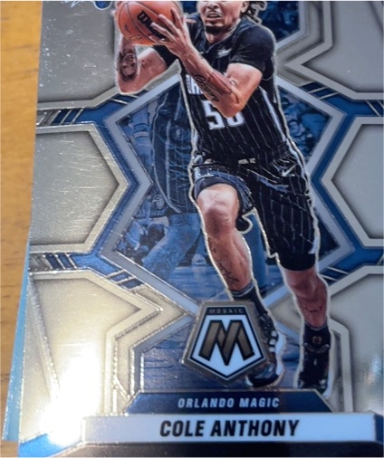 2021-22 Panini Mosaic #69 Cole Anthony — front