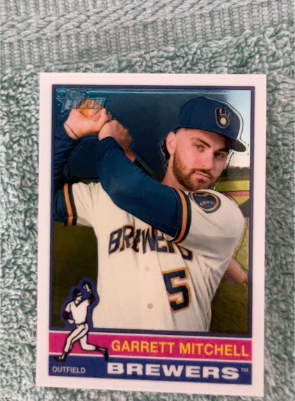 2025 Topps Heritage #479 Garrett Mitchell — front