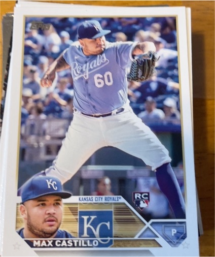 2023 Topps Series 1 #251 Max Castillo — front