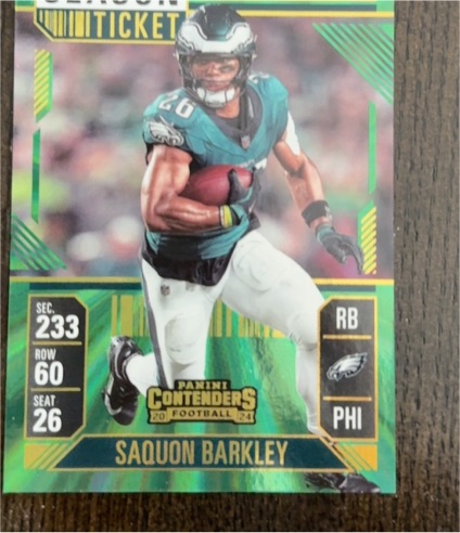 2024 Panini Contenders #80 Saquon Barkley — front