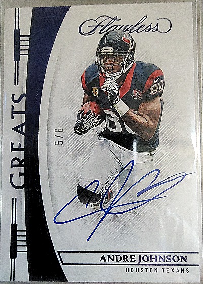 2012 Panini Flawless Greats #G-AJ Andre Johnson — front