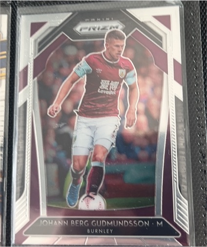 2020-21 Panini Prizm Premier League #56 Johann Berg Gudmundsson — front