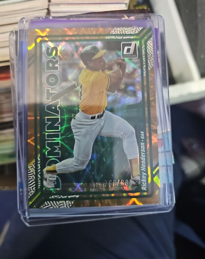 2023 Donruss Dominators #D8 Rickey Henderson — front