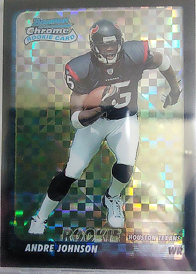 2003 Bowman Chrome #VR Andre Johnson Rookie Card — front
