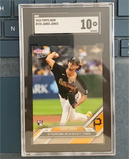 2024 Topps Now #155 Jared Jones — front