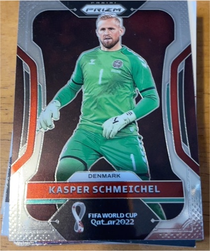 2022 Panini Prizm World Cup #72 Kasper Schmeichel — front