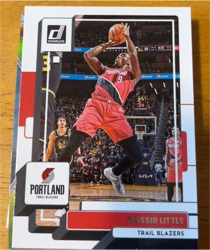 2022-23 Donruss #188 Nassir Little Portland Trail Blazers — front