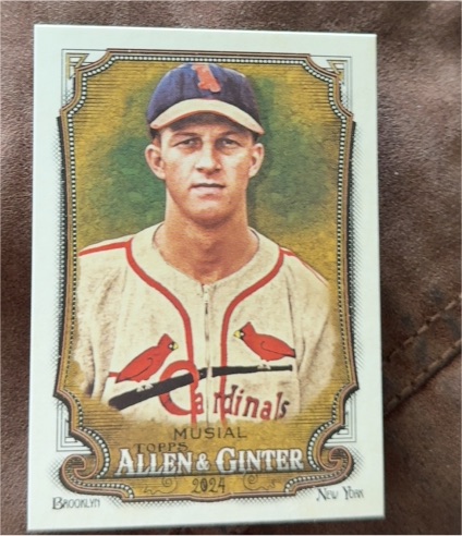 2024 Topps Allen & Ginter #101 Stan Musial — front