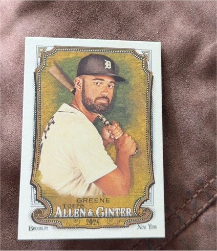2024 Topps Allen & Ginter #89 Riley Greene — front