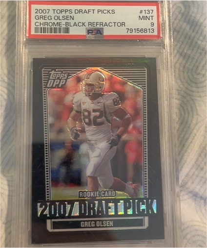 2007 Topps Draft Picks #137 Greg Olsen — front