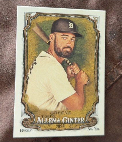 2024 Topps Allen & Ginter #89 Riley Greene — front