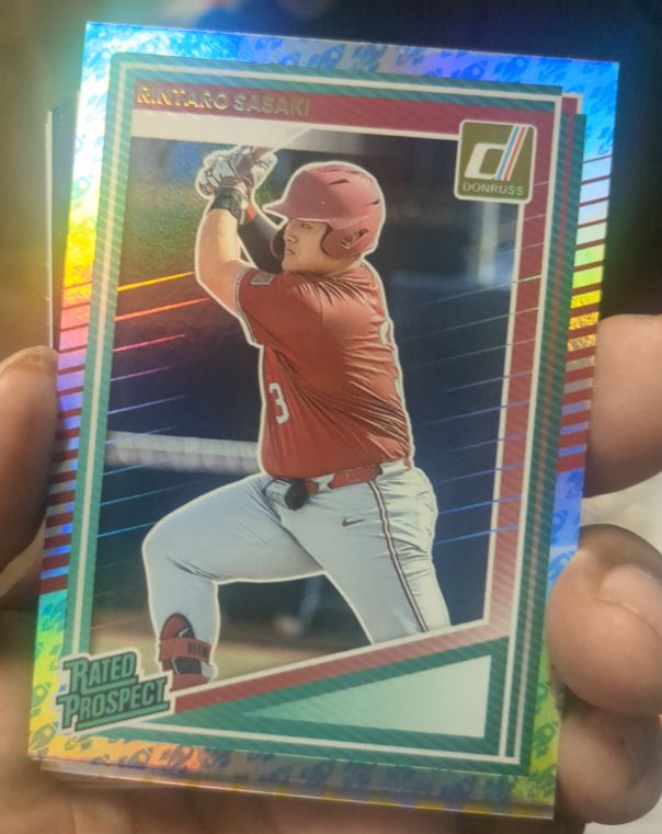 2025 Donruss Rated Prospect #127 Rintaro Sasaki — front