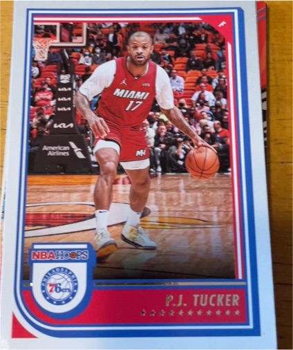 2022-23 Panini NBA Hoops #101 P.J. Tucker Philadelphia 76ers — front