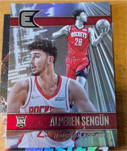 2021-22 Panini Chronicles Essentials #313 Alperen Şengün — front