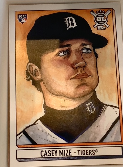 2021 Topps Big League Art of the Game #ATG-CM Casey Mize — front