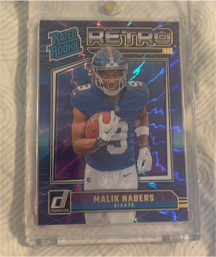 2024 Panini Donruss Rated Rookie Retro #6 Malik Nabers — front