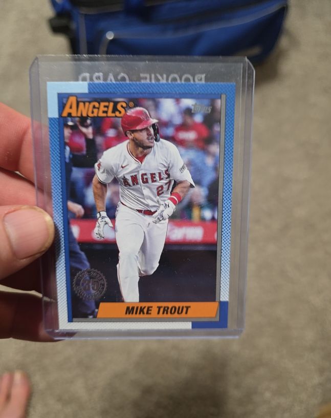 2025 Topps Series 1 #T90-1 Mike Trout — front