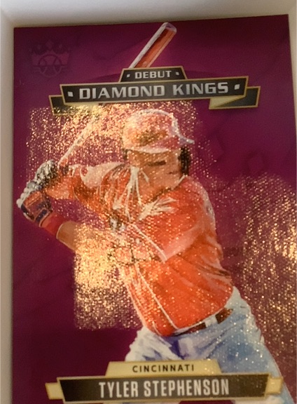 2021 Panini Diamond Kings Debut #DDK-CR Tyler Stephenson — front