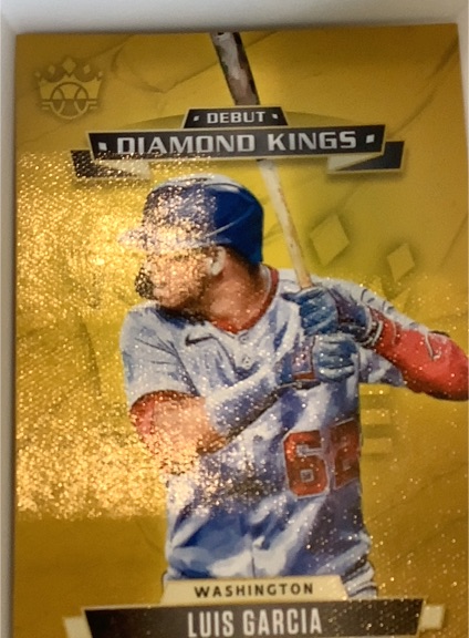 2021 Panini Diamond Kings Debut #DDK-WN Luis Garcia — front