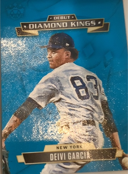 2021 Panini Diamond Kings Debut #DDK-NY Deivi Garcia — front