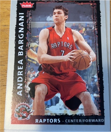 2008-09 Fleer #36 Andrea Bargnani — front