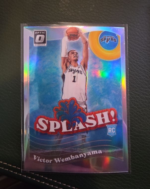2023-24 Panini Donruss Optic #6 Victor Wembanyama Splash Rookie — front