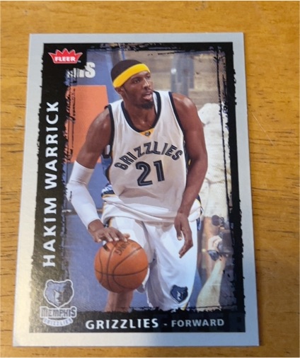 2008-09 Fleer #192 Hakim Warrick — front