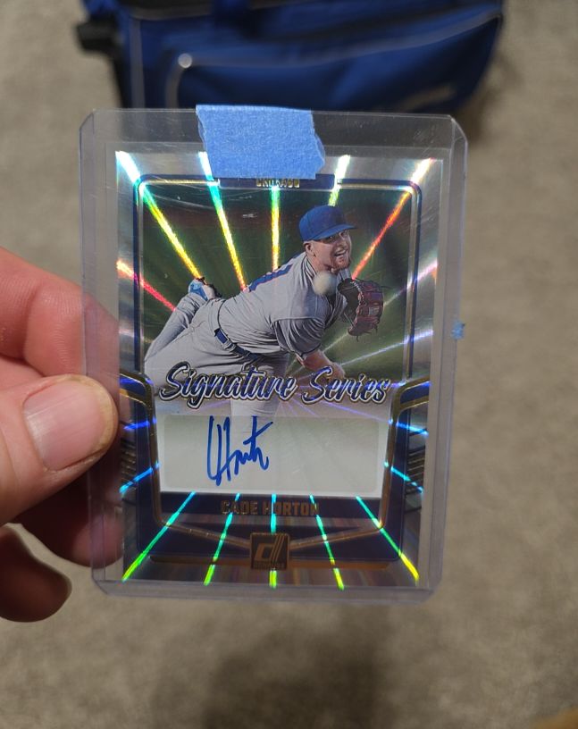 2024 Panini Donruss Signature Series #SS-CH Cade Horton — front