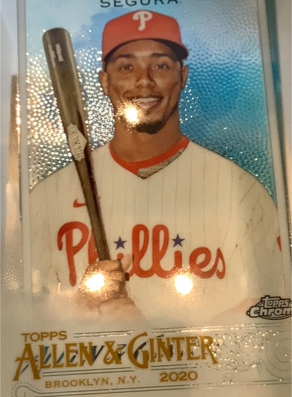 2020 Topps Allen & Ginter Chrome #2020 Jean Segura — front