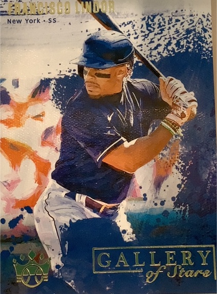 2021 Panini Diamond Kings #GS-8 Francisco Lindor Gallery of Stars — front